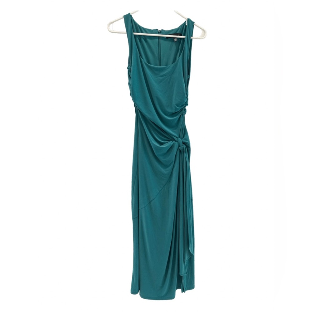 White House Black Market Green Ruched Sheath Dress Sweetheart Neckline
